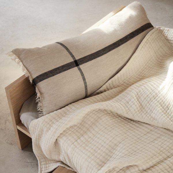 Calm cushion - camel/black - Afbeelding 2