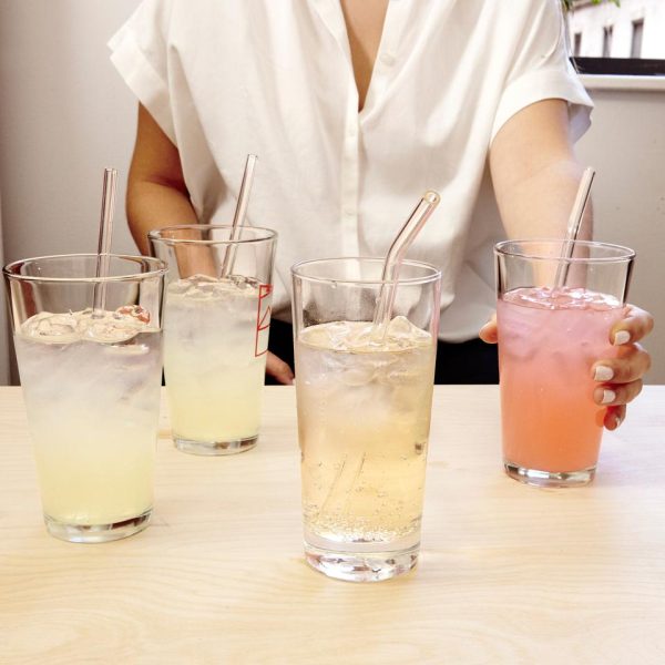 Reusable glass straws - clear - Afbeelding 2