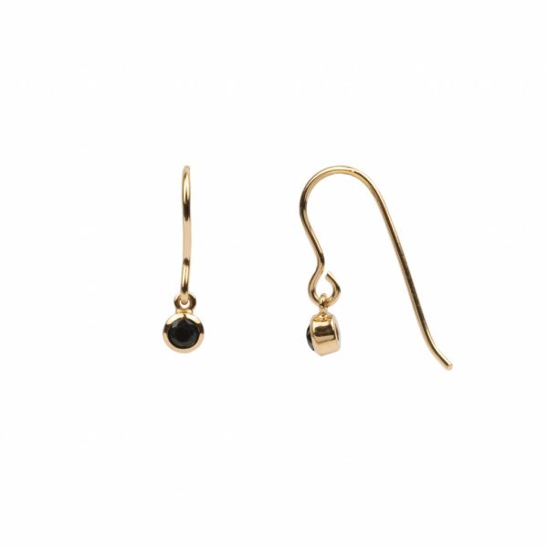 Bliss hook - oorring (1st) - black onyx - Afbeelding 2