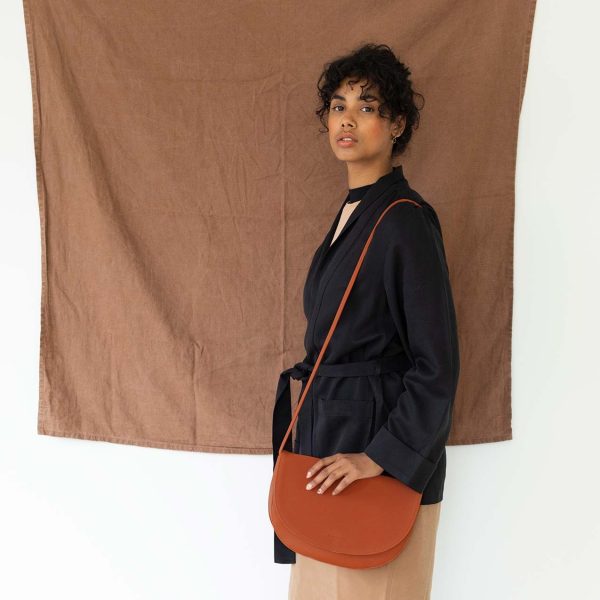 Soma - handtas - burnt orange - Afbeelding 2