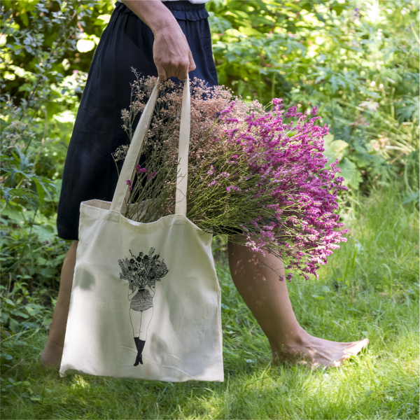 tote bag flower girl