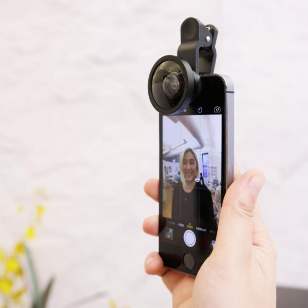 Selfie lens - zwart - Afbeelding 2