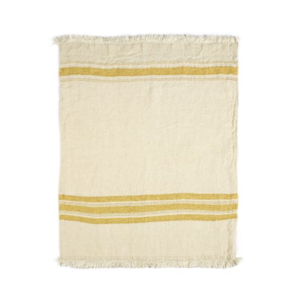 The belgian towel - mustard stripe