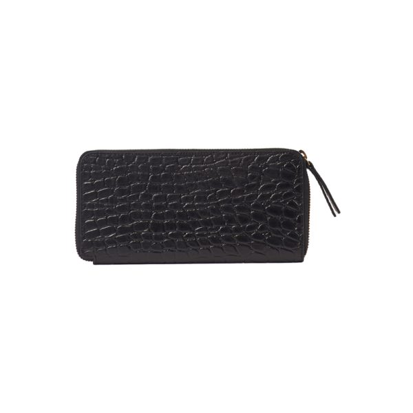 Sonny wallet - portefeuille - black classic croco leather - Afbeelding 4