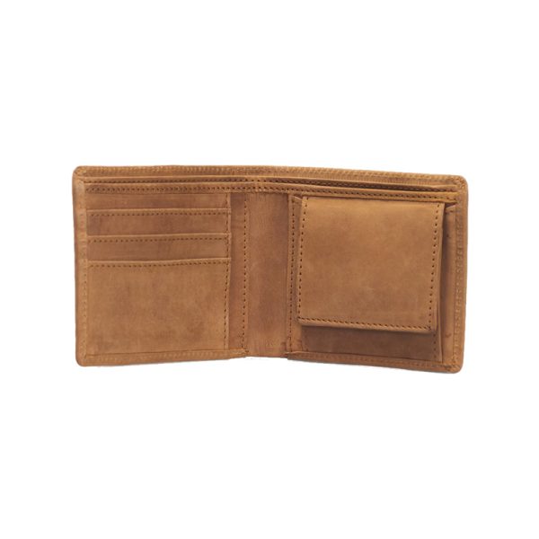Tobi's wallet – portefeuille – camel hunter leather - Afbeelding 6