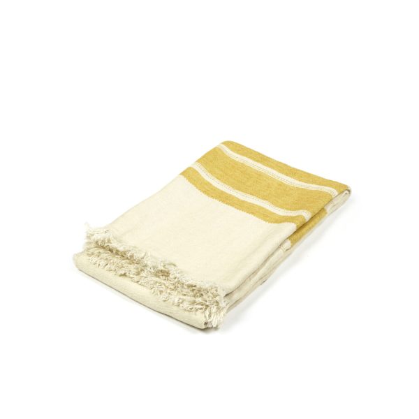The belgian towel - mustard stripe - Afbeelding 2