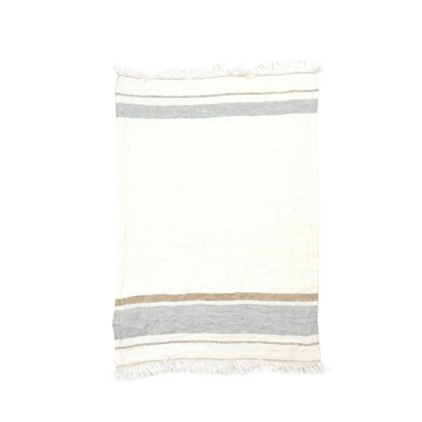 The belgian towel - oyster stripe
