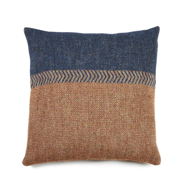 Jules kussen - rust herringbone