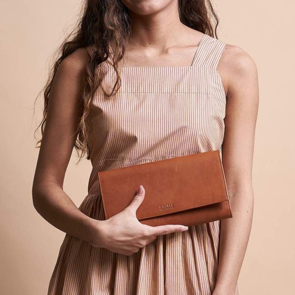 Kirsty - clutch - cognac - Afbeelding 8