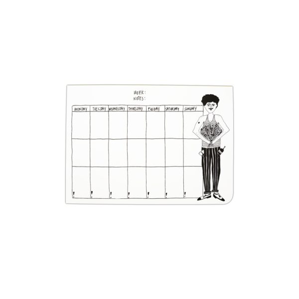 Flower man - weekplanner