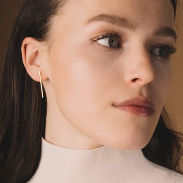Long stripe - oorbellen - gold - Afbeelding 2