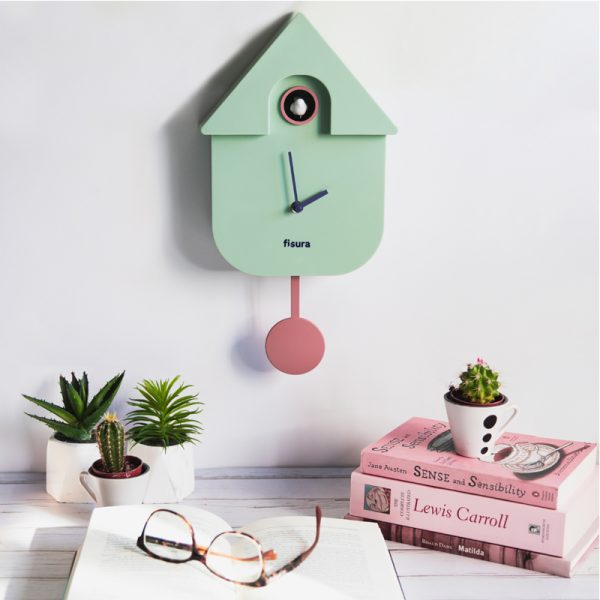 Clock Clukoo - wandklok - mint - Afbeelding 4