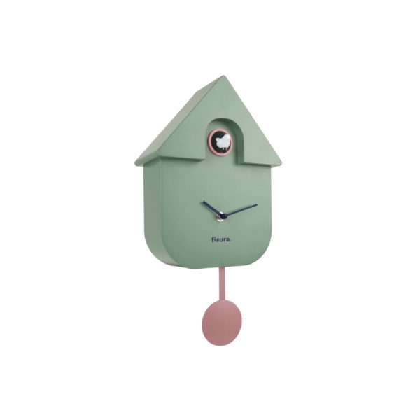 Clock Clukoo - wandklok - mint