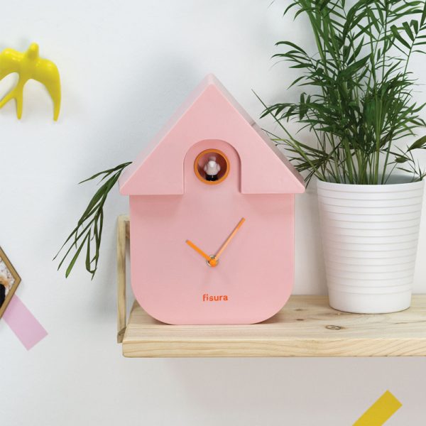 Clock Clukoo – wandklok – roze - Afbeelding 2