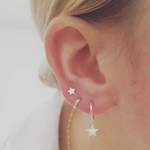Jolie star - oorbel - gold - Afbeelding 2