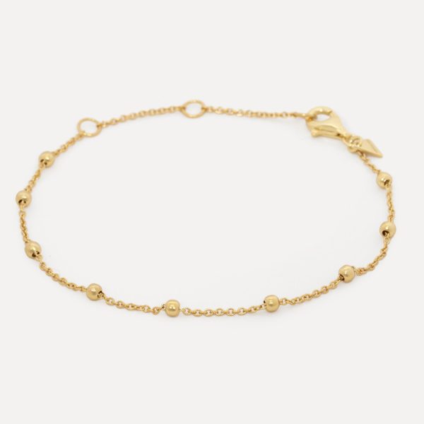 Hugo dots - armband - gold - Afbeelding 2