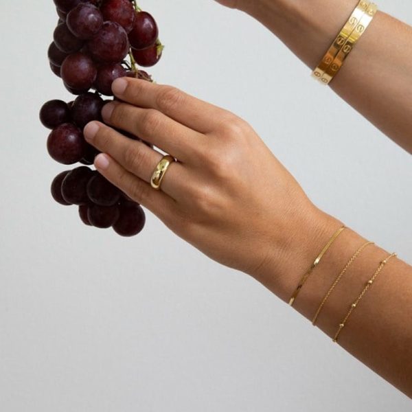 Hugo dots - armband - gold - Afbeelding 4