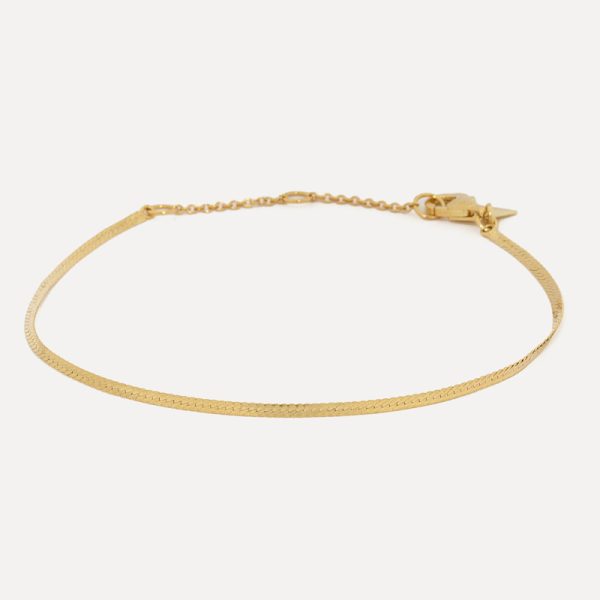 Hugo snake chain - armband - gold - Afbeelding 3