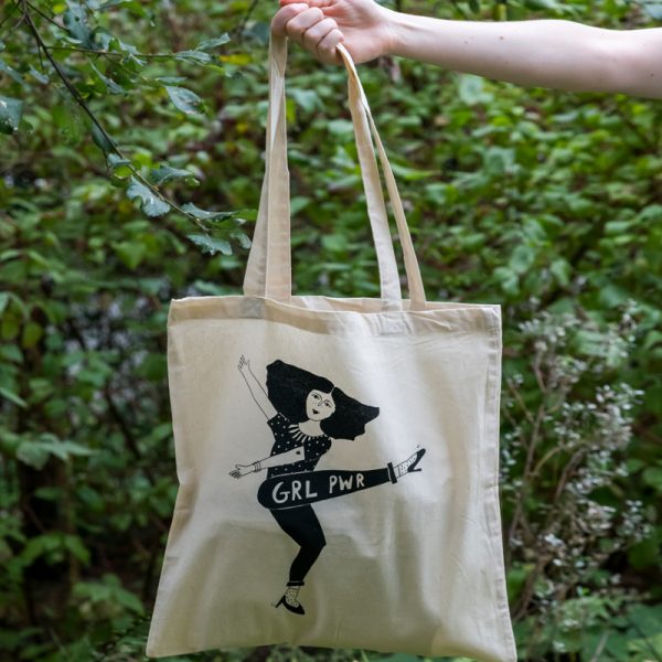 Grl pwr - tote bag - Afbeelding 2