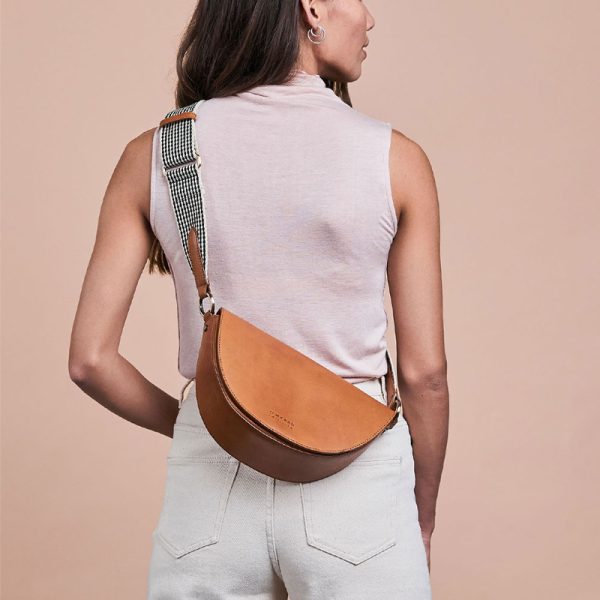 Laura - handtas - cognac classic leather