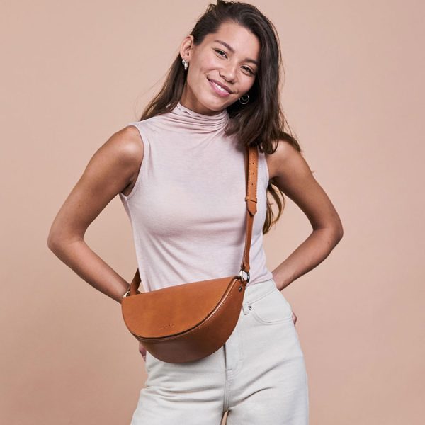 Laura - handtas - cognac classic leather - Afbeelding 2