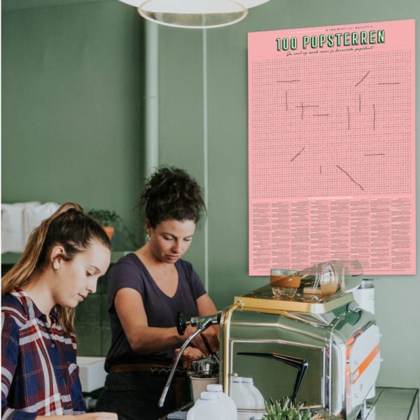 100 Popsterren - XL-spelposter - Afbeelding 4