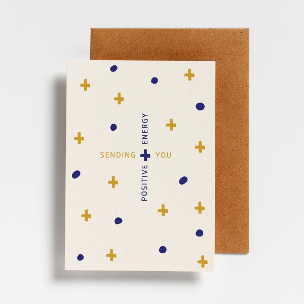 sending you positive energy - wenskaart