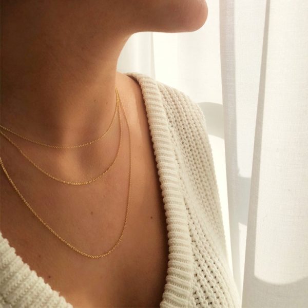 Romee basic - ketting - goud - Afbeelding 2
