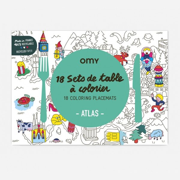 OMY placemats atlas