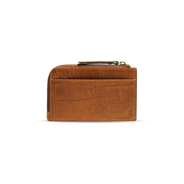 Lola croco - portefeuille - cognac - Afbeelding 2