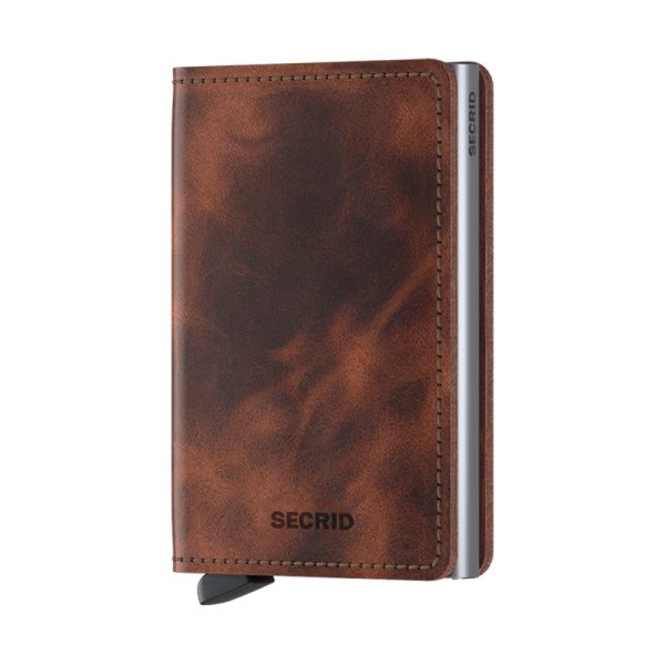 Slimwallet - portfeuille - vintage brown