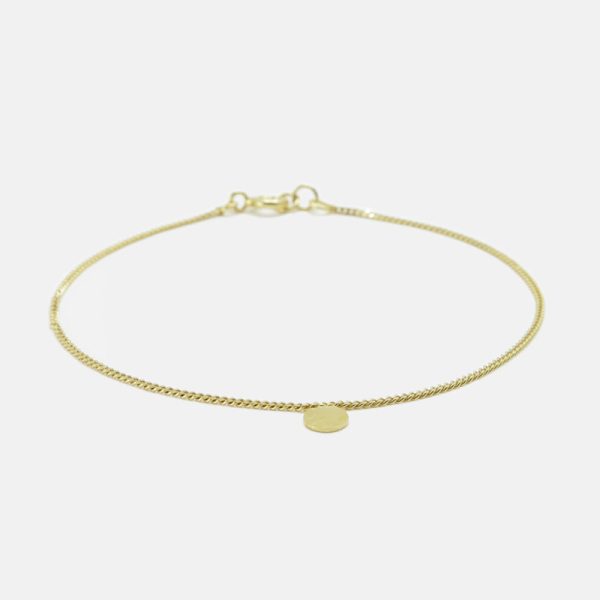 Disc - armband - gold - Afbeelding 2