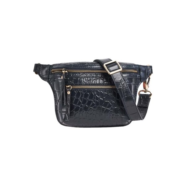 Beck croco - heuptas - navy