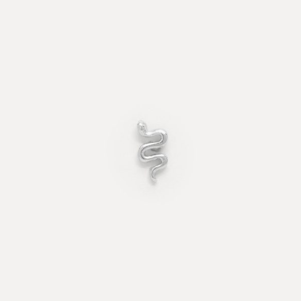 Jolie snake - oorbel - silver - Afbeelding 2
