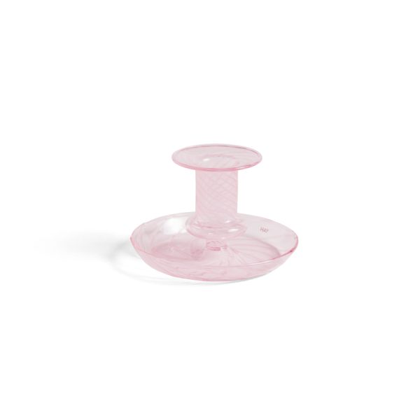 Flare stripe - kandelaar - pink