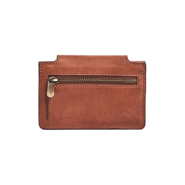 Harmonica wallet - portefeuille - cognac classic leather - Afbeelding 3