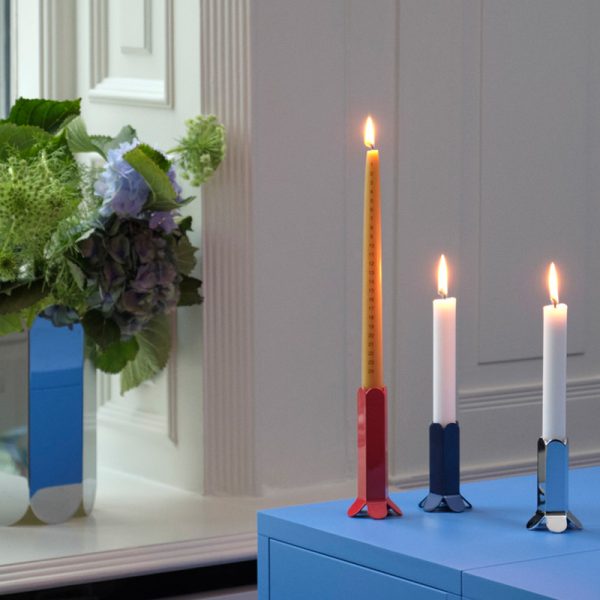 Arcs candleholder large - kandelaar - red - Afbeelding 5