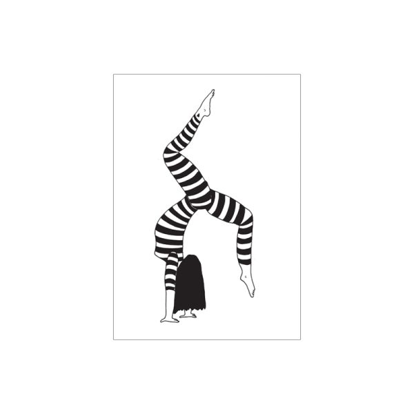 Freestyle handstand - postkaart