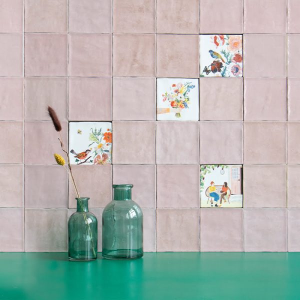 Wine o'clock 10x10cm – decoratie - Afbeelding 2