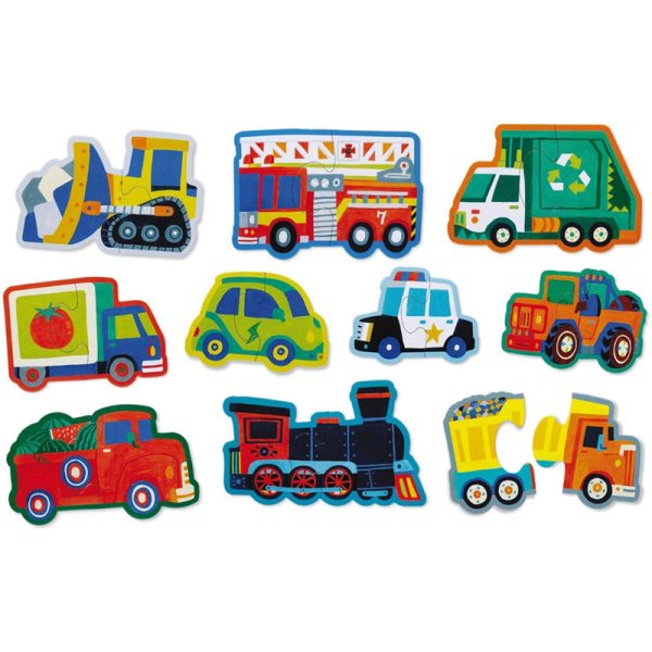Let's begin vehicles - puzzel - multi - Afbeelding 2