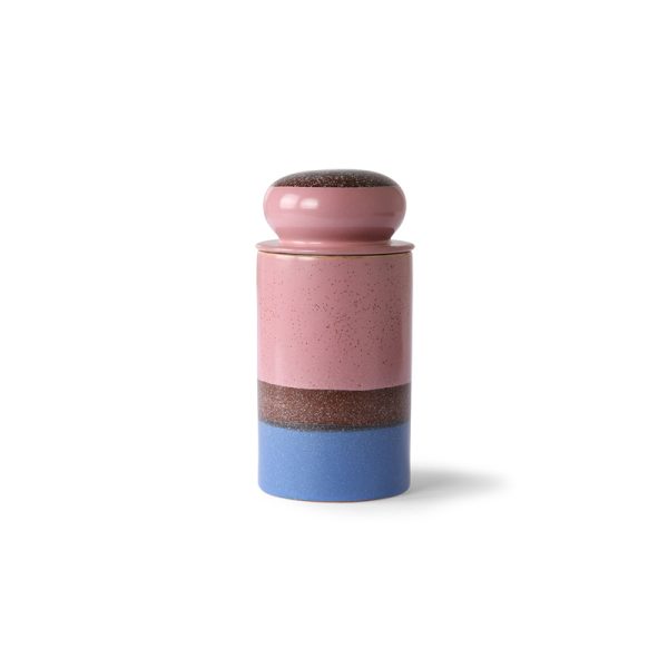 70s keramiek - voorraadpot - reef