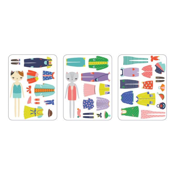 Cat fashion - magneetspel - multi - Afbeelding 3
