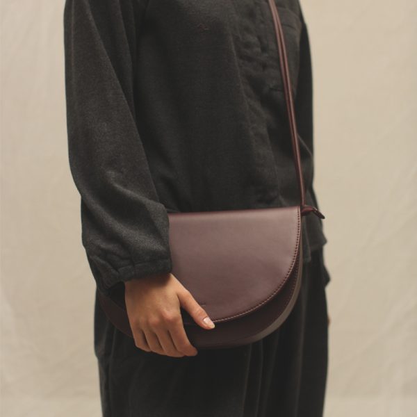Soma half moon bag – handtas – mahogany - Afbeelding 3