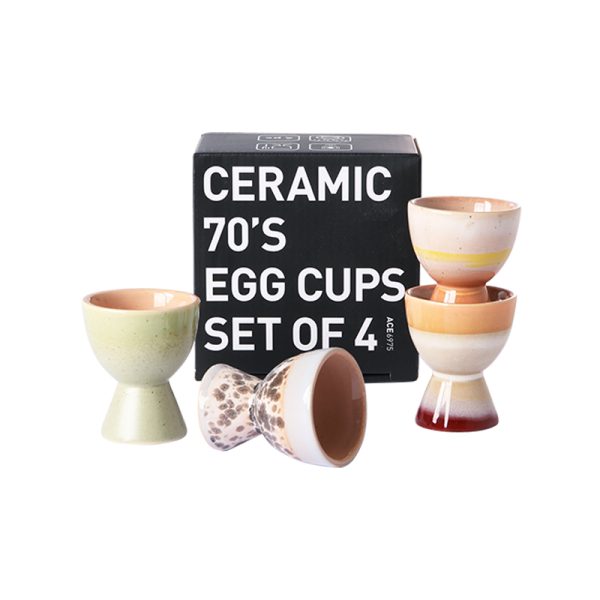 70s ceramics egg cups - eierdopjes - taurus - Afbeelding 3