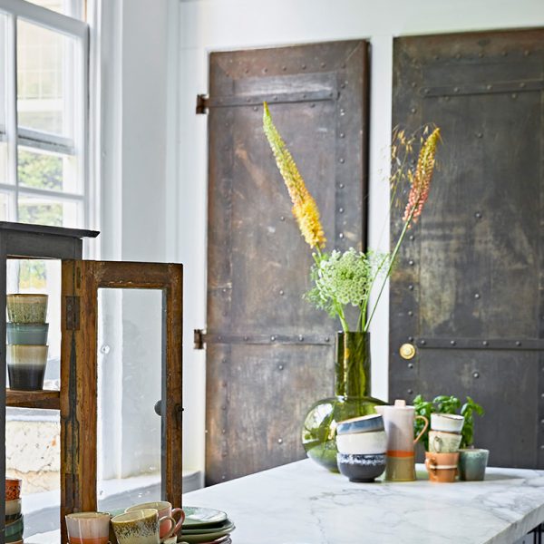 Vaas - green glass - Afbeelding 2