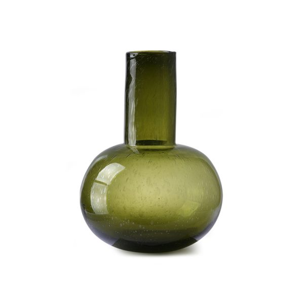 Vaas - green glass