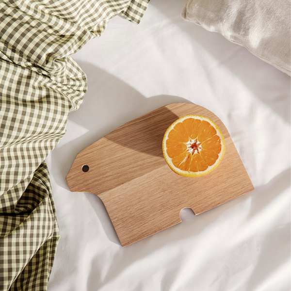Aniboard bear - ontbijtplank - naturel - Afbeelding 2