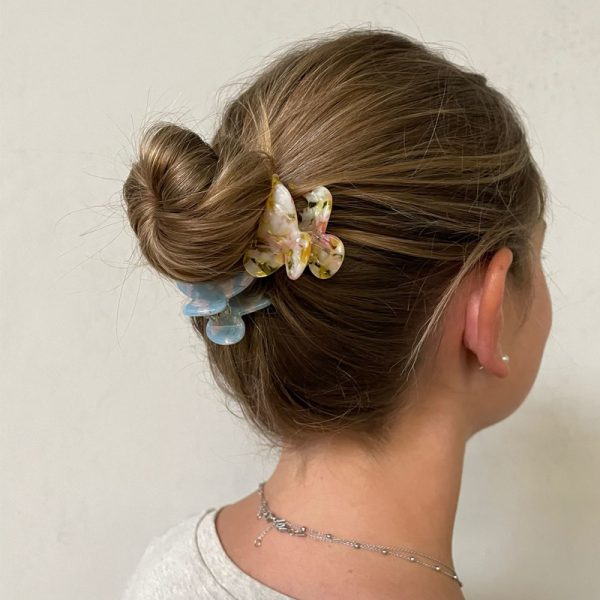 Round – haarspeld – light blue - Afbeelding 3