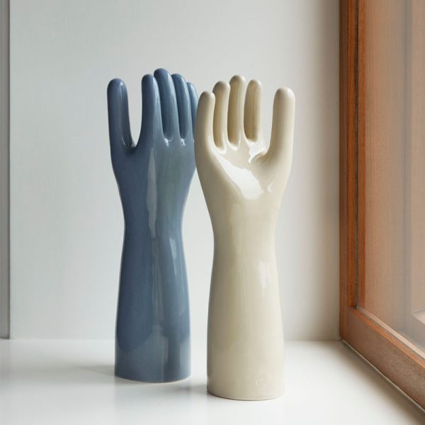 Deco hand - decoratie - dusty blue - Afbeelding 2