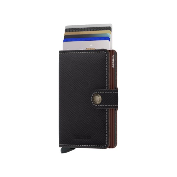 Miniwallet - portfeuille - saffiano brown - Afbeelding 3